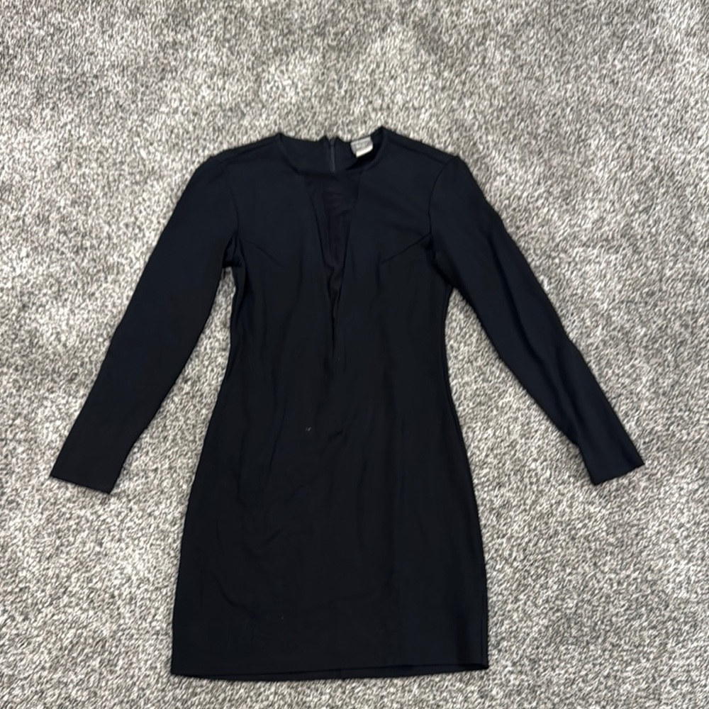 Bobi (S) Black Long Sleeve Dress